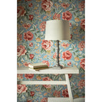Tate Wooden Candlestick Table Lamp Base In Distressed Grey Finish LA3756395-Q