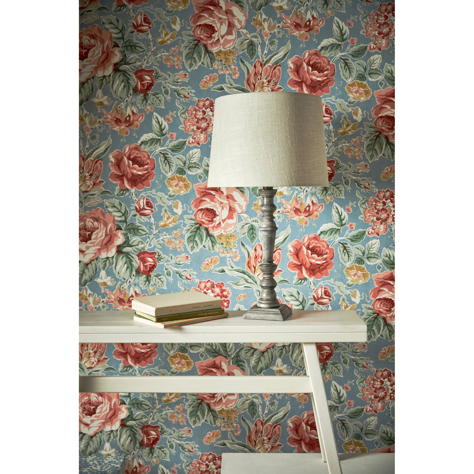 Tate Wooden Candlestick Table Lamp Base In Distressed Grey Finish LA3756395-Q