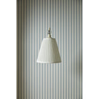Ellis Single Ceiling Pendant Light In Satin Cream With Shade LA3756389-Q