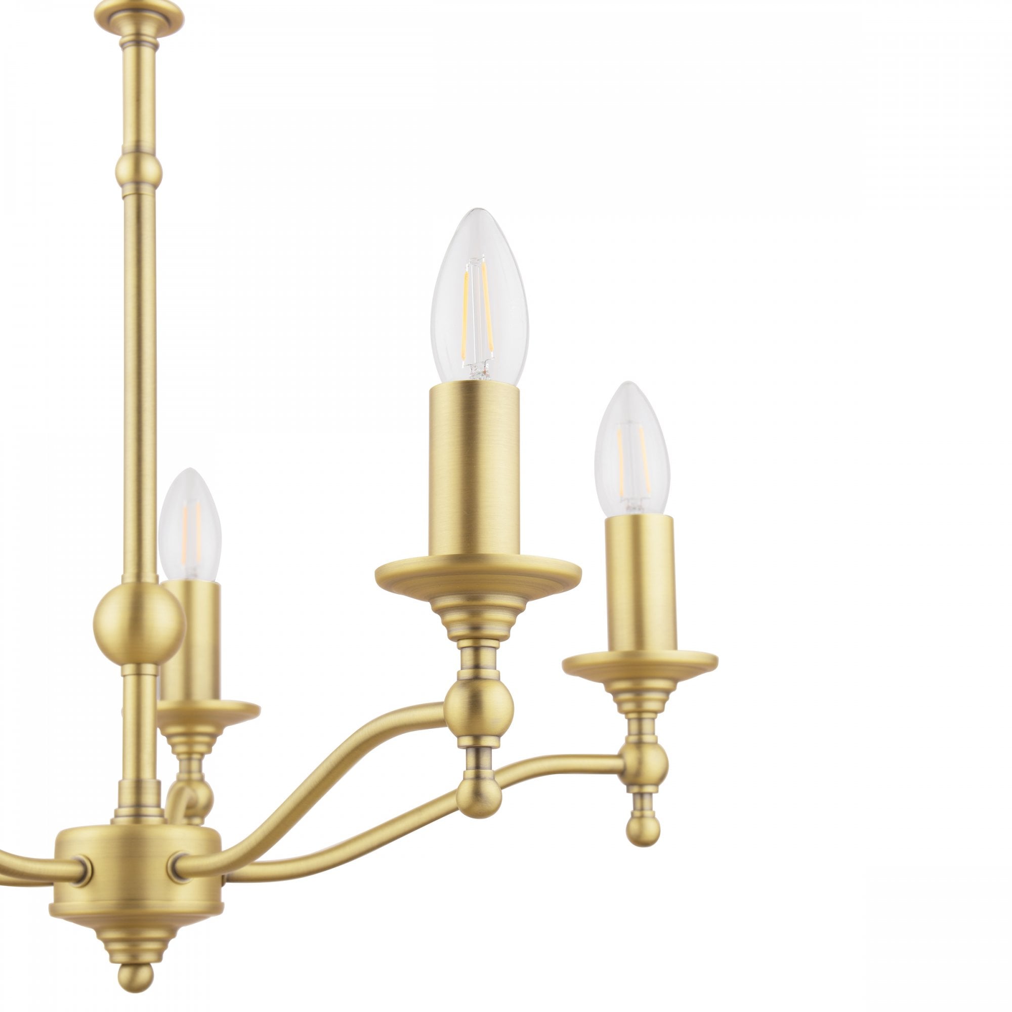 Ludchurch 5 Light Classic Chandelier In Matt Antique Brass Finish LA3756392-Q