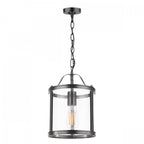 Harrington Vintage Single Ceiling Lantern In Matt Black Finish LA3756314-Q