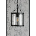 Harrington Vintage Single Ceiling Lantern In Matt Black Finish LA3756314-Q