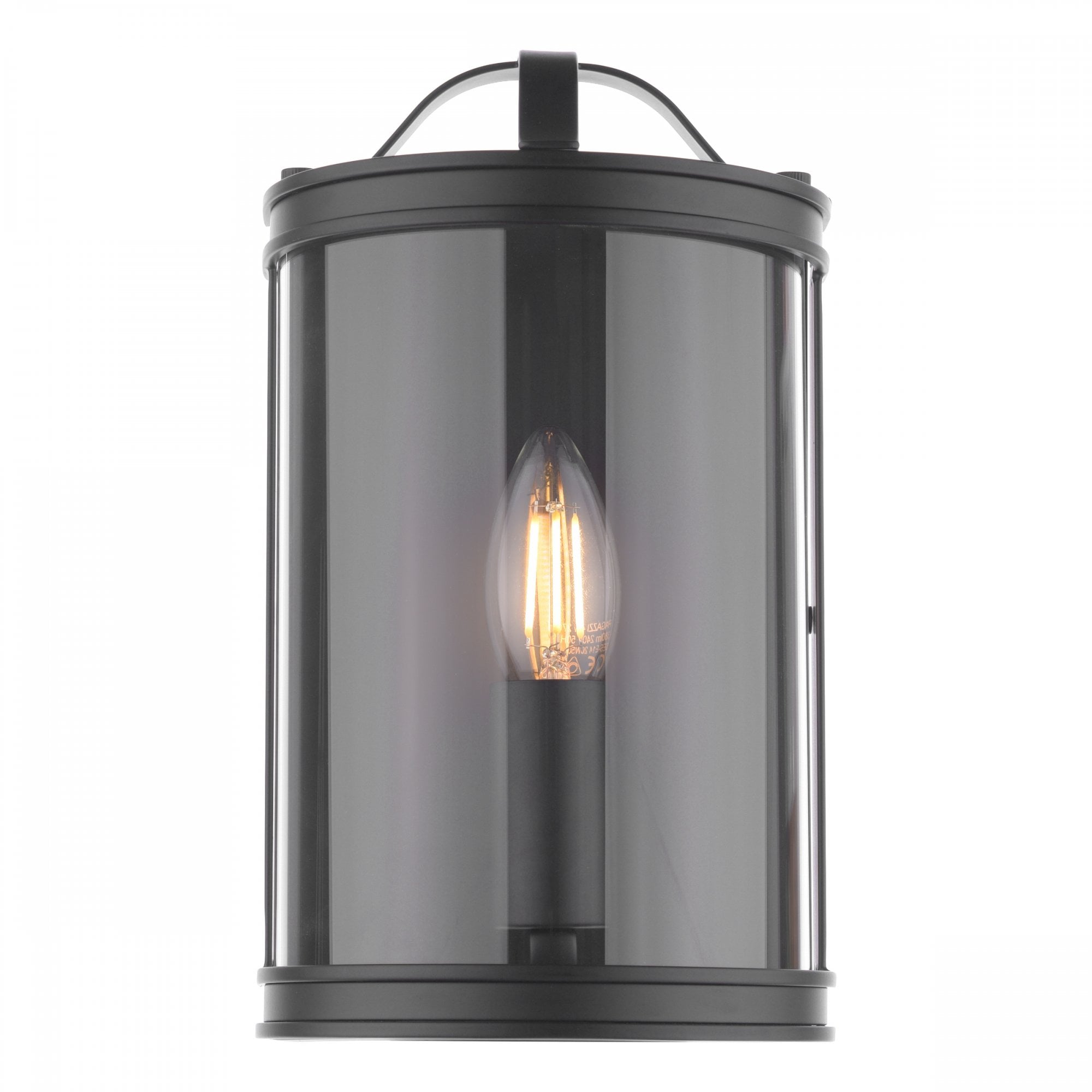 Harrington Vintage Single Wall Lantern In Matt Black Finish LA3756423-Q