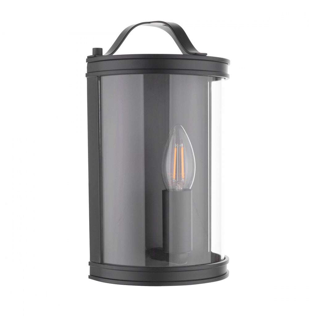 Harrington Vintage Single Wall Lantern In Matt Black Finish LA3756423-Q
