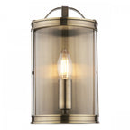 Harrington Vintage Wall Lantern In Antique Brass Finish LA3756383-Q