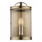 Harrington Vintage Wall Lantern In Antique Brass Finish LA3756383-Q