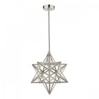 Star Small Ceiling Pendant Light In Silver Finish LA3756059-Q