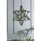 Star Small Ceiling Pendant Light In Silver Finish LA3756059-Q