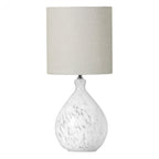 Confetti Art Glass Table Lamp With Silver Linen Shade LA3756332-Q