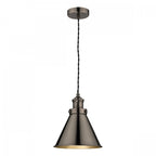 Rufus Vintage Ceiling Pendant Light In Industrial Nickel Finish LA3756099-Q