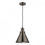 Rufus Vintage Ceiling Pendant Light In Industrial Nickel Finish LA3756099-Q