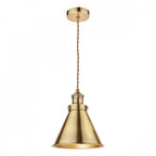 Rufus Vintage Ceiling Pendant Light In Antique Brass Finish LA3756075-Q