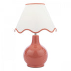 Bramhope Terracotta Ceramic Table Lamp With Cream Cotton Shade LA3756403-Q