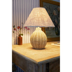 Fernhill Table Lamp Matt Cream With Shade LA3756396-Q