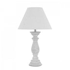 Chedworth Table Lamp In Concrete With Natural Linen Shade LA3756200-Q