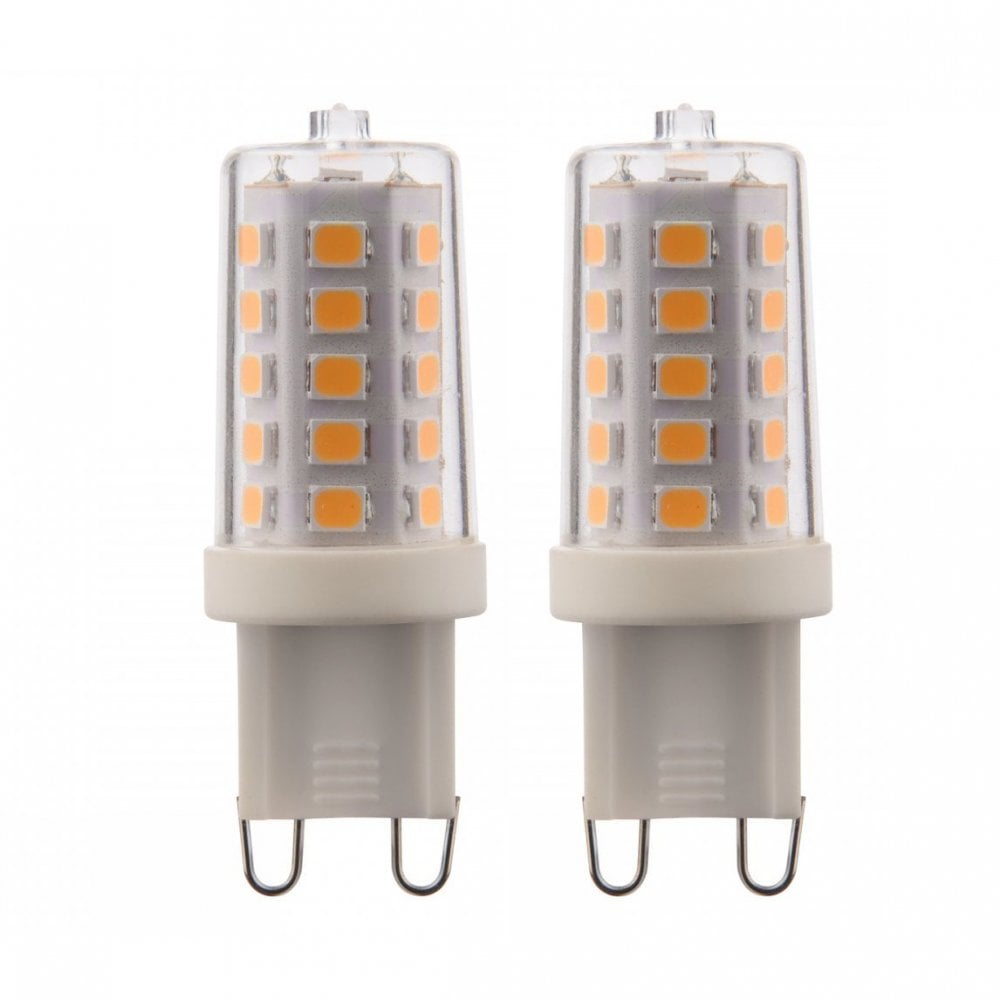 Twin Pack 3 Watt G9 LED SMD Dimmable Bulbs