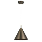 Cape Contemporary Ceiling Pendant Light In Brushed Antique Bronze 102892