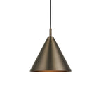 Cape Contemporary Ceiling Pendant Light In Brushed Antique Bronze 102892