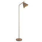Cape Contemporary Floor Lamp In Brushed Antique Bronze Finish 102895