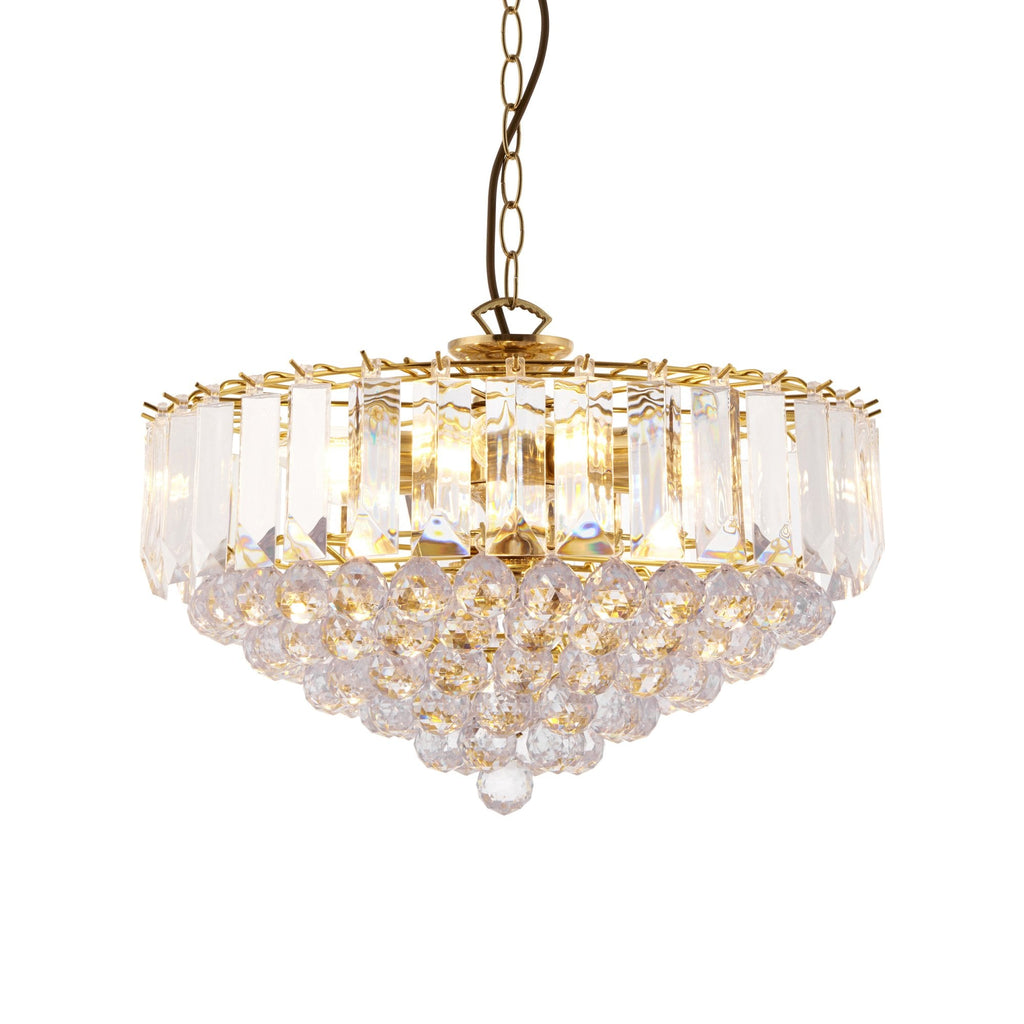 Fargo Modern 6 Light Acrylic Ceiling Pendant Light FARGO-18BP