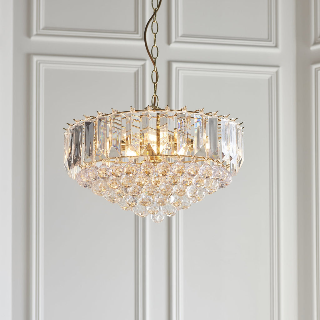 Fargo Modern 6 Light Acrylic Ceiling Pendant Light FARGO-18BP