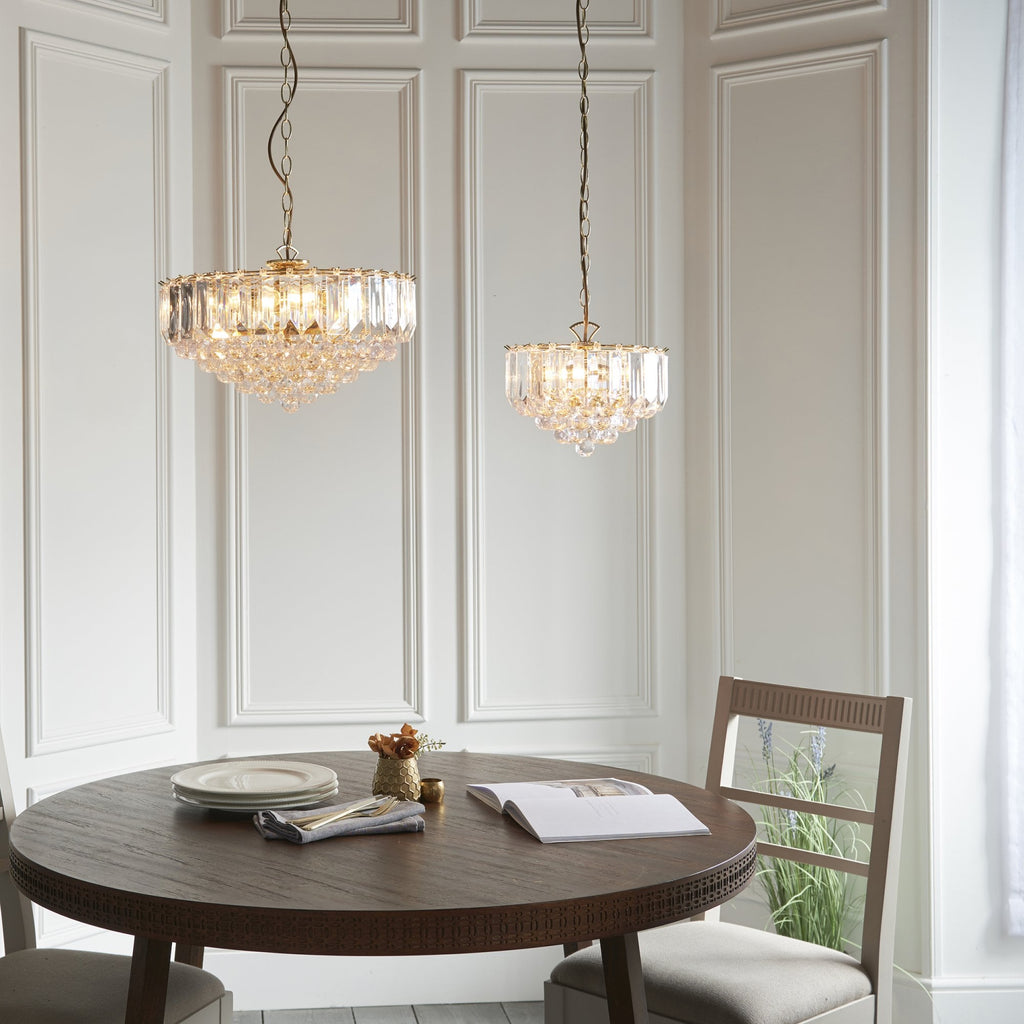 Fargo Modern 6 Light Acrylic Ceiling Pendant Light FARGO-18BP