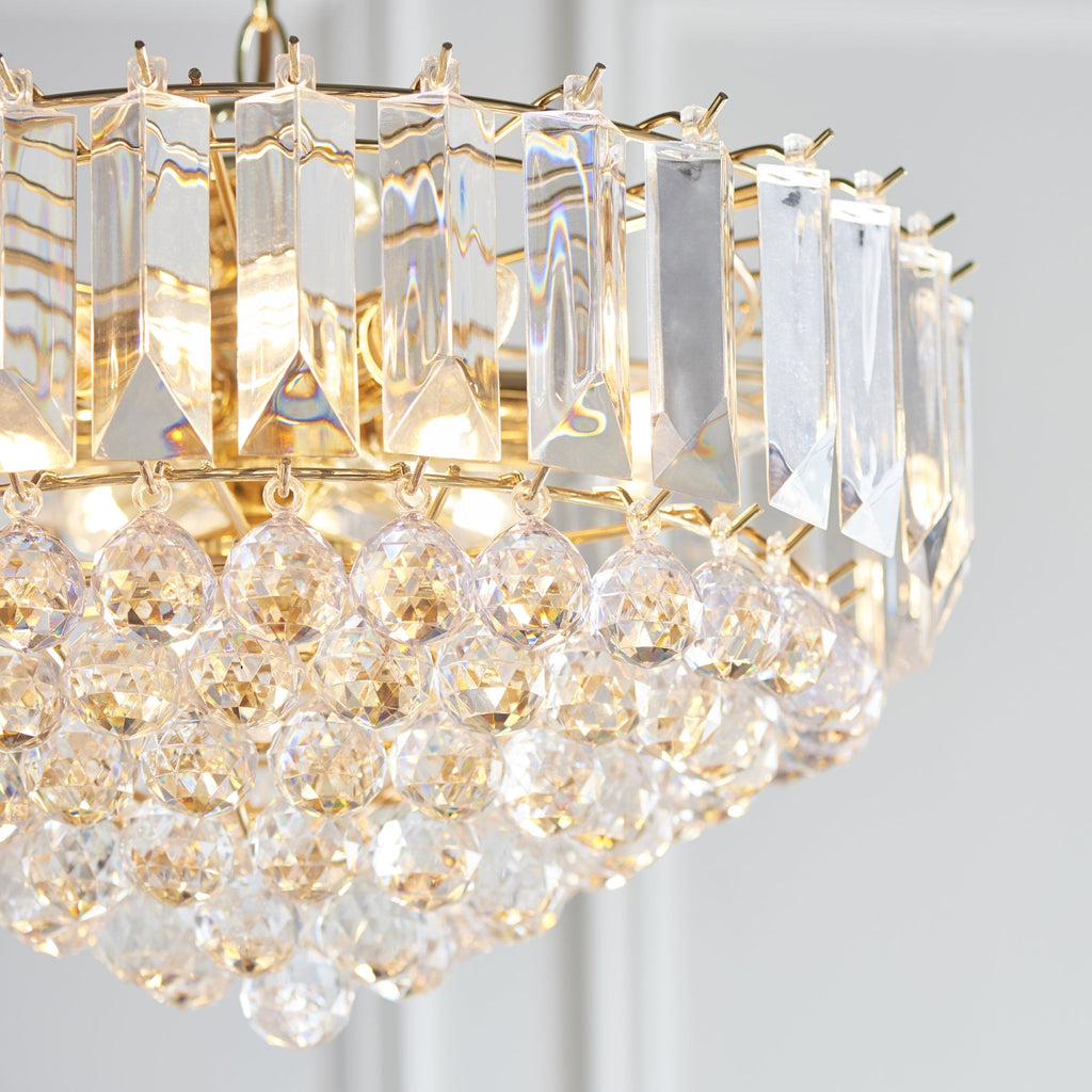 Fargo Modern 6 Light Acrylic Ceiling Pendant Light FARGO-18BP