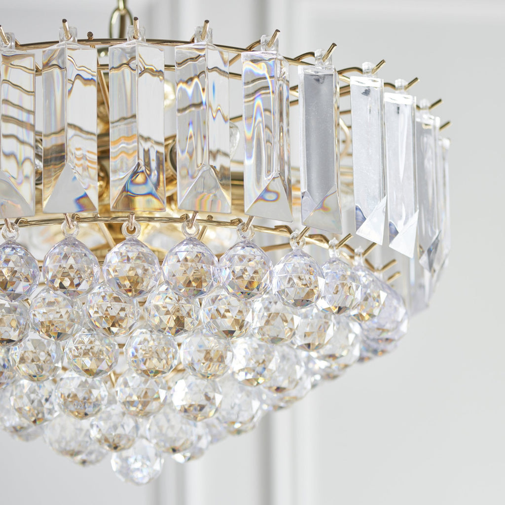 Fargo Modern 6 Light Acrylic Ceiling Pendant Light FARGO-18BP