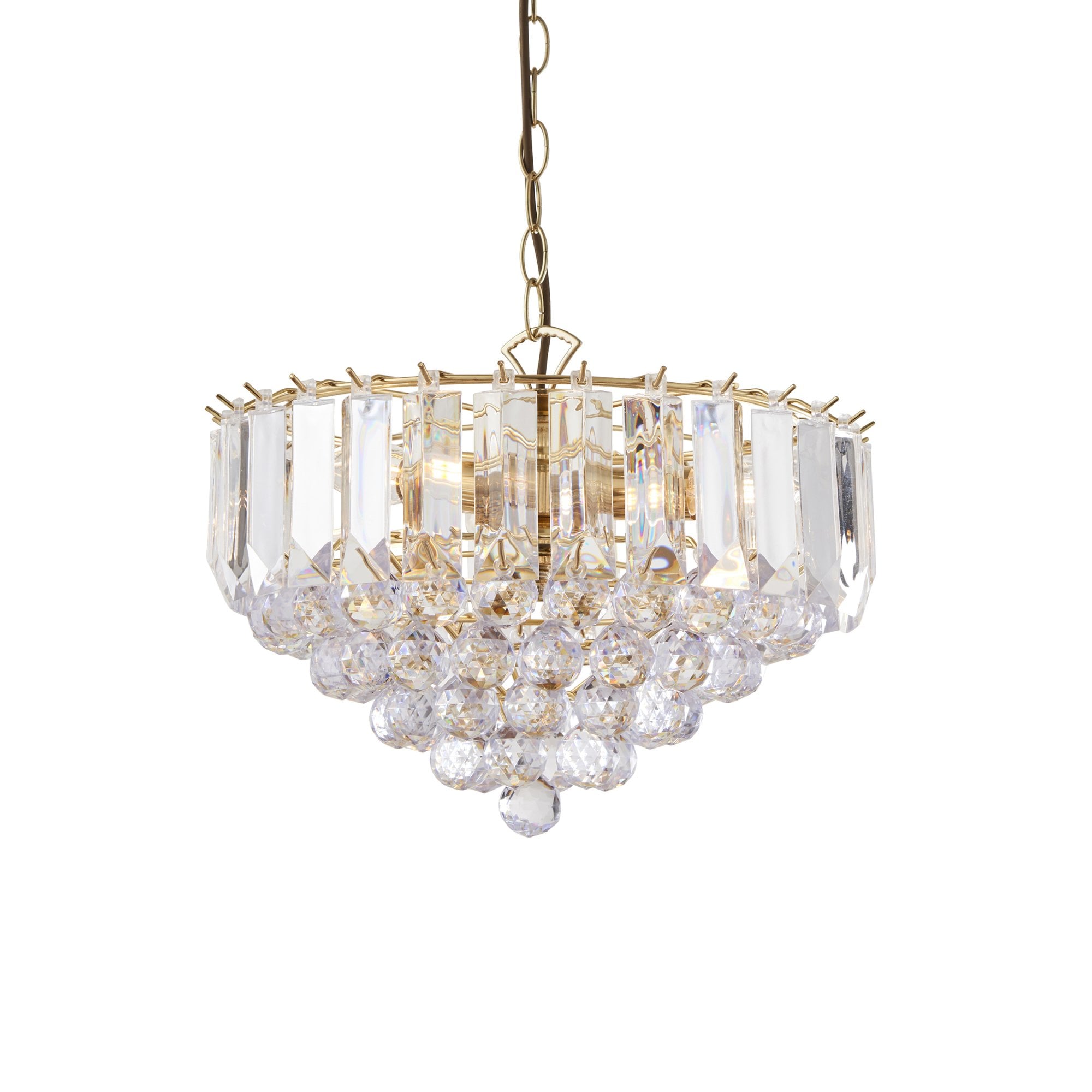 Fargo Modern 3 Light Acrylic Ceiling Pendant Light FARGO-14BP