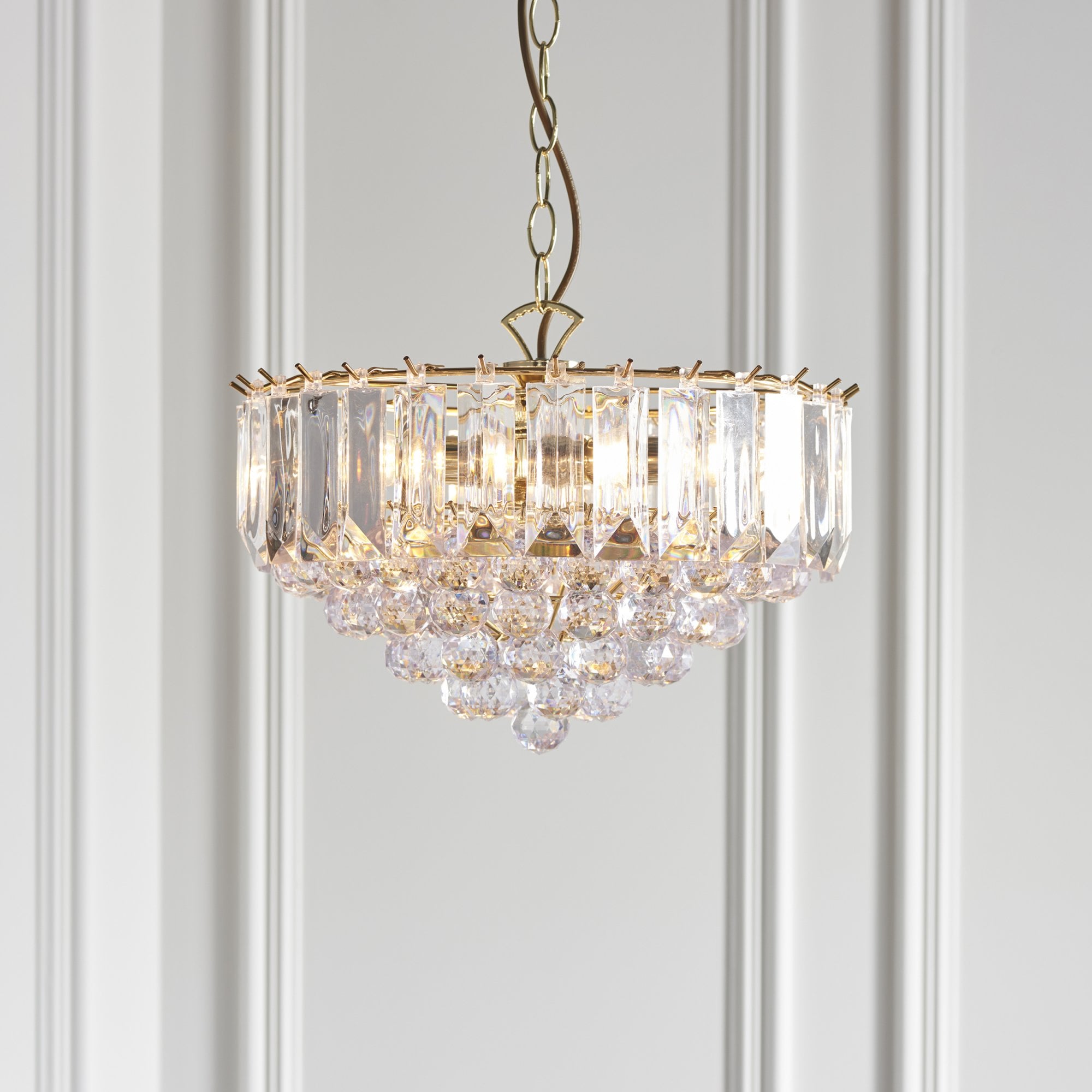 Fargo Modern 3 Light Acrylic Ceiling Pendant Light FARGO-14BP