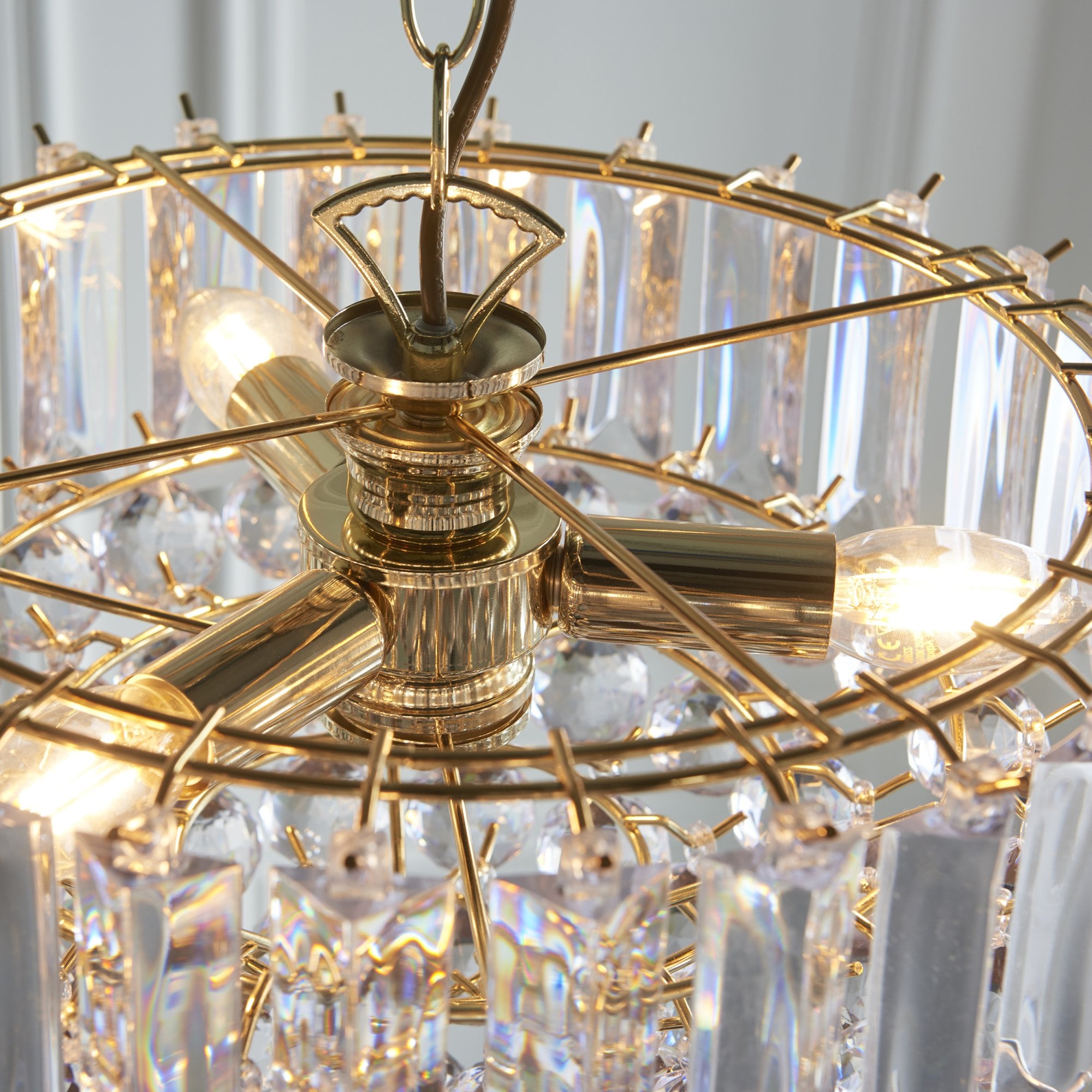 Fargo Modern 3 Light Acrylic Ceiling Pendant Light FARGO-14BP
