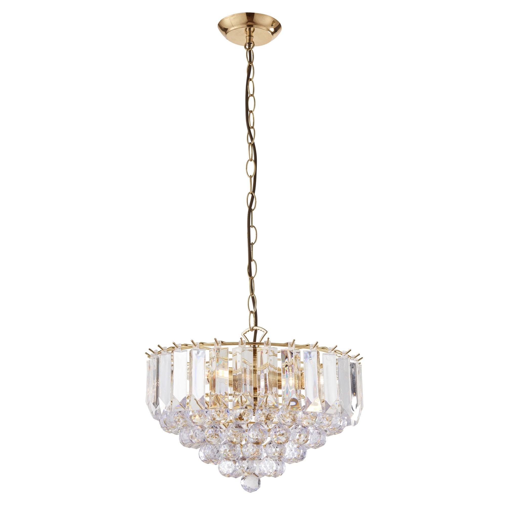 Fargo Modern 3 Light Acrylic Ceiling Pendant Light FARGO-14BP