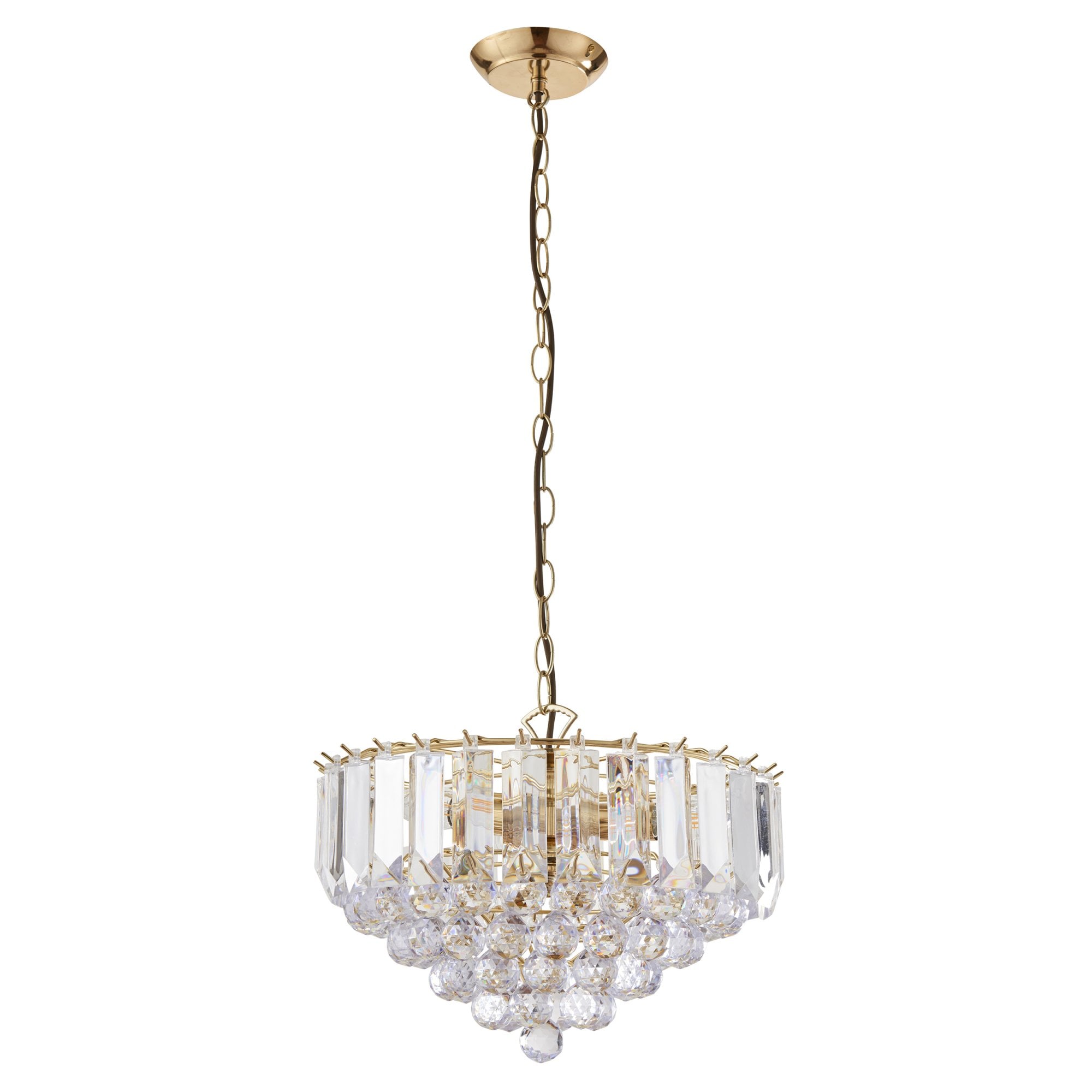 Fargo Modern 3 Light Acrylic Ceiling Pendant Light FARGO-14BP