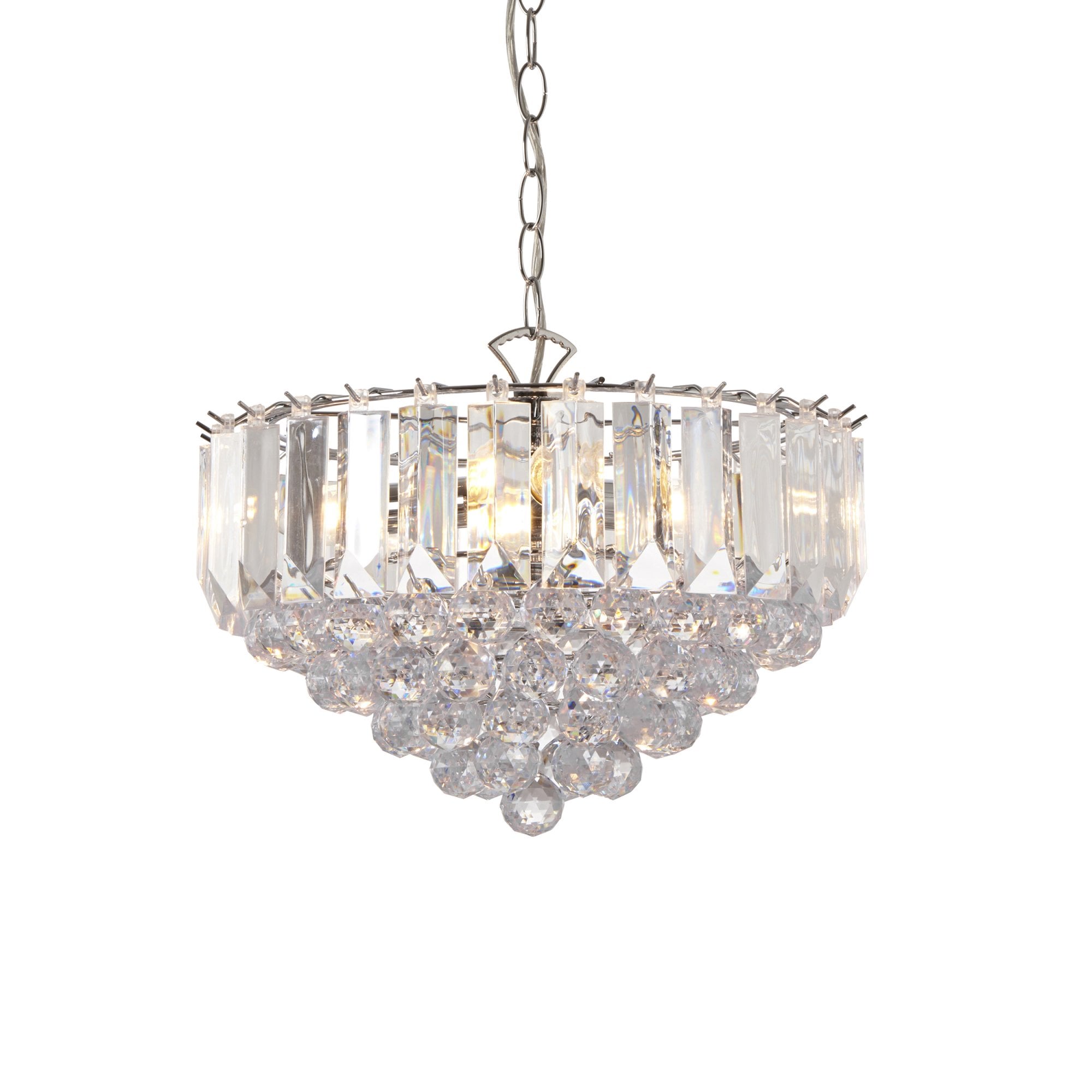Fargo Modern 3 Light Acrylic Ceiling Pendant Light FARGO-14CH