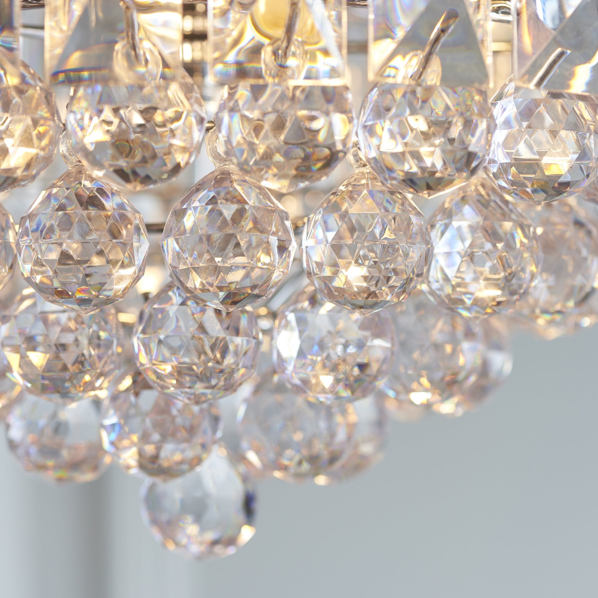 Fargo Modern 3 Light Acrylic Ceiling Pendant Light FARGO-14CH
