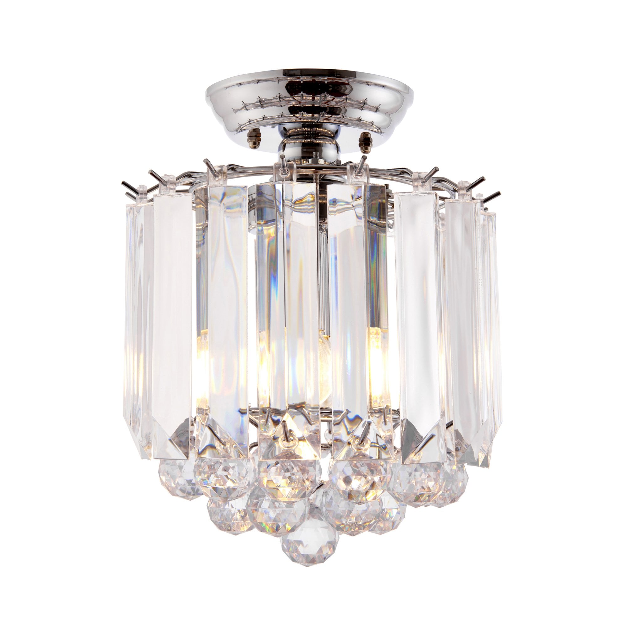Fargo Modern 2 Light Acrylic Flush Ceiling Light FARGO-CH