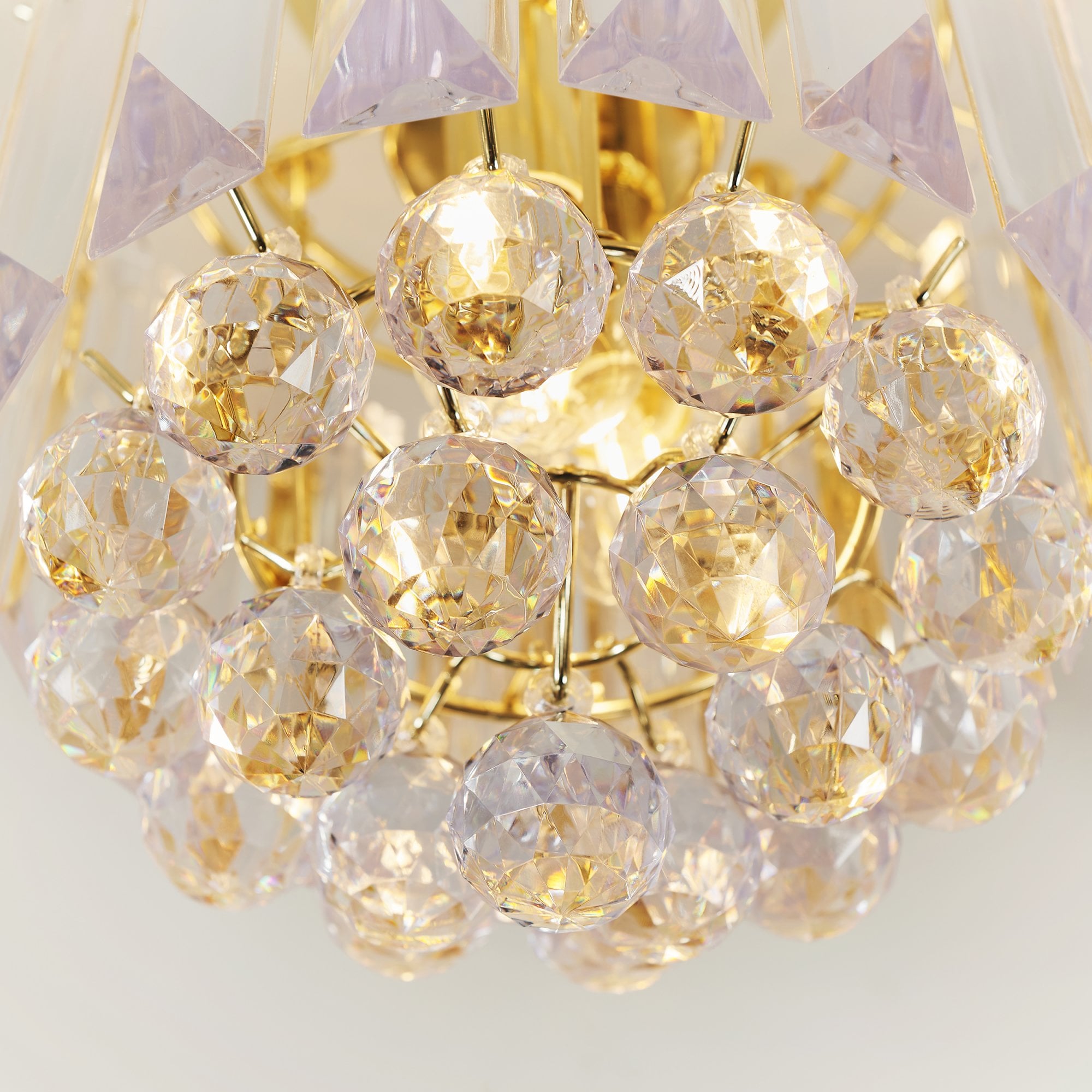 Fargo Modern 2 Light Acrylic Flush Ceiling Light FARGO-BP