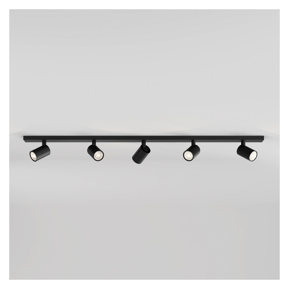 Ascoli 5 Light Bar Spotlight In Matt Black Finish 1286085