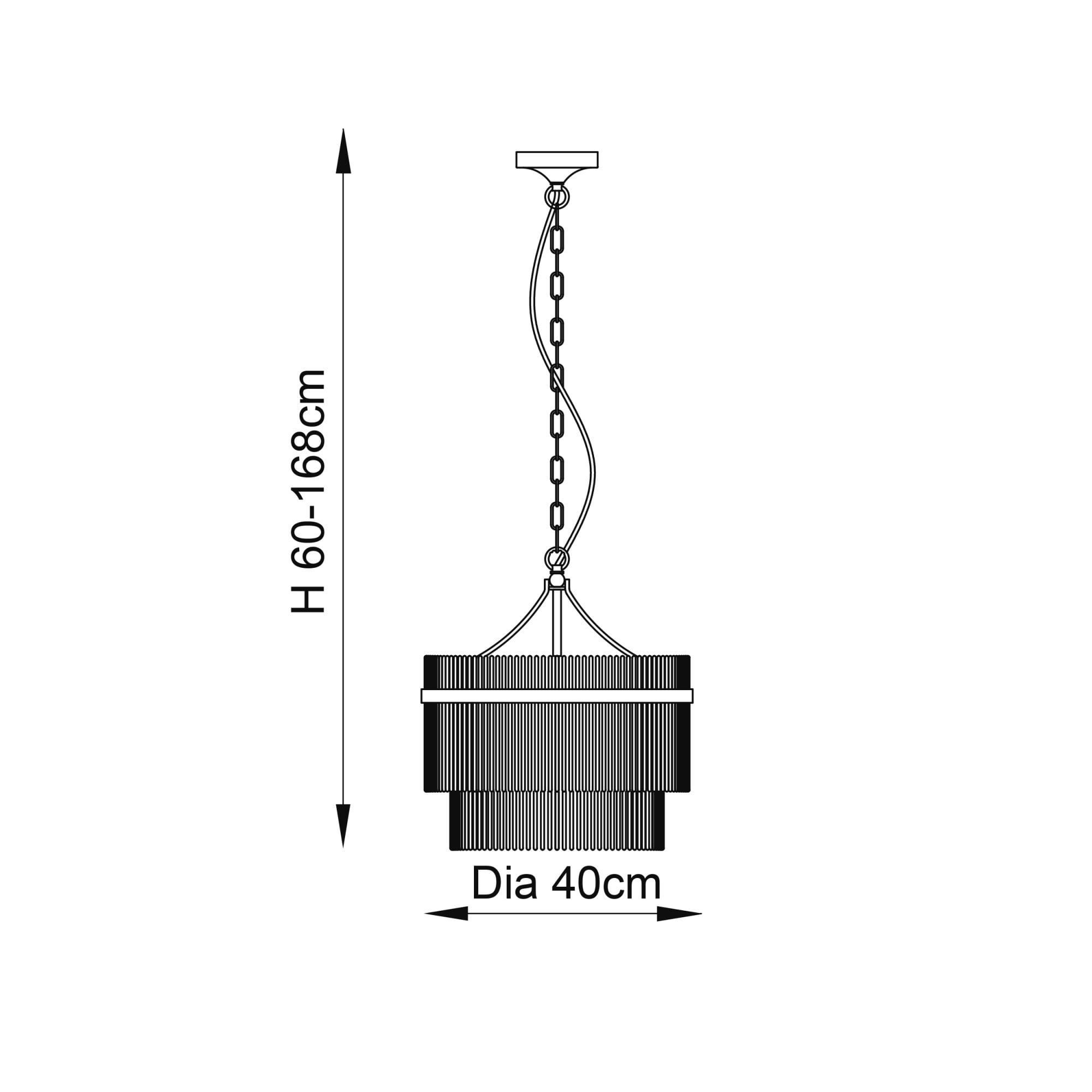 Marietta Modern 3 Light Ceiling Pendant Light In Bright Nickel With Clear Glass Rods 104113
