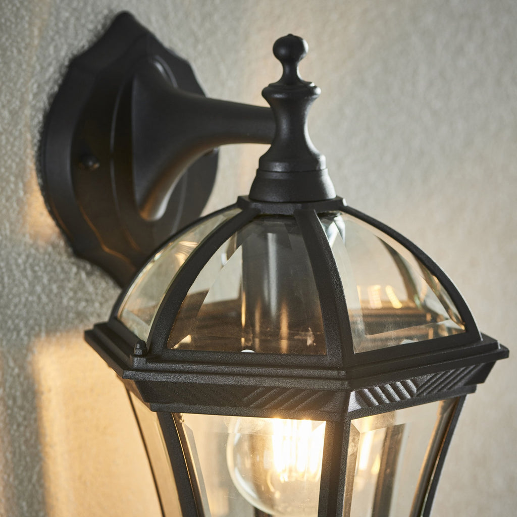 YG-3501 Exterior Wall Lantern In Black