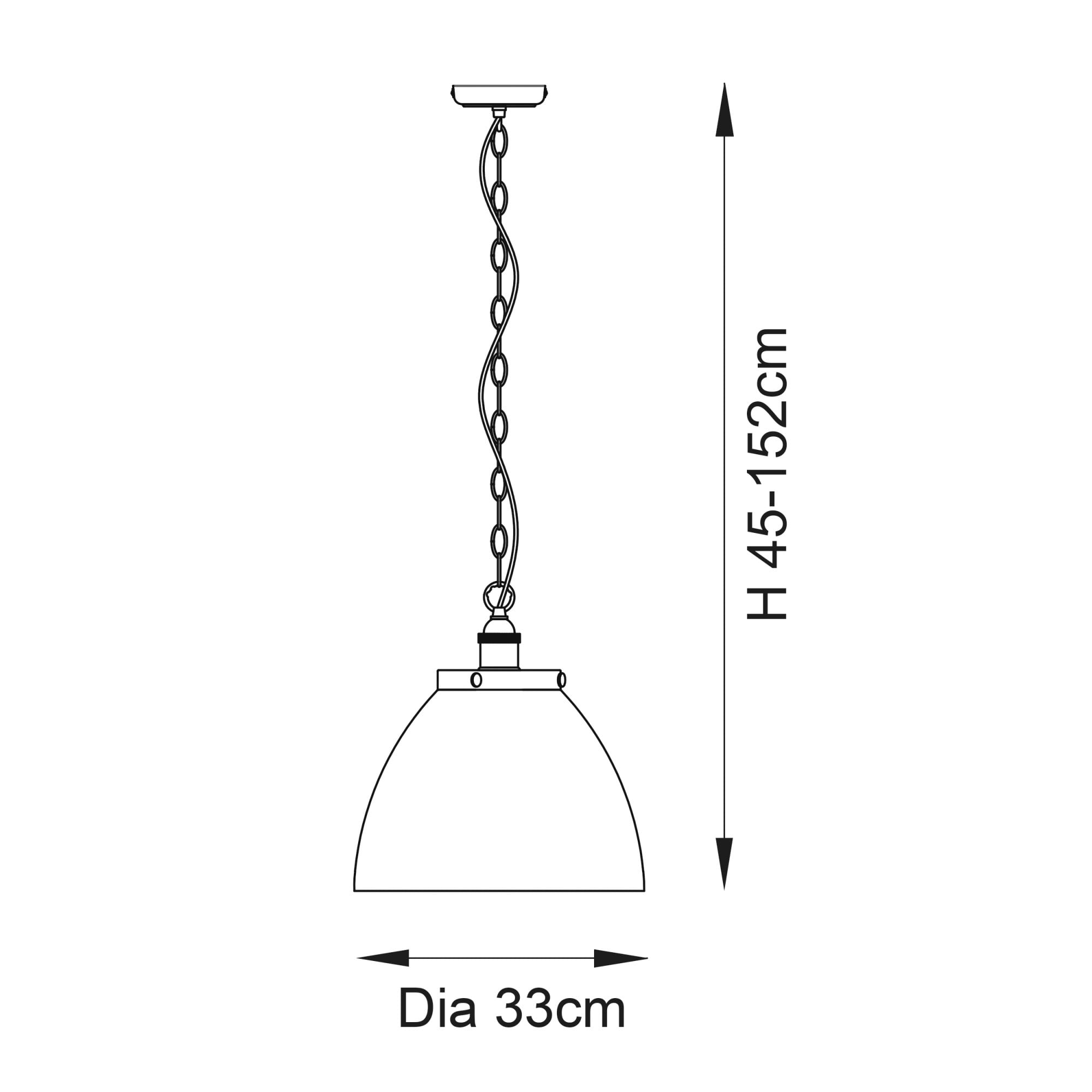 Hansen Retro Grand Ceiling Pendant Light In Brushed Silver Finish 106896