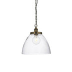 Hansen Retro Grand Ceiling Pendant Light In Antique Brass Finish 102926