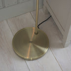 Hansen Retro Adjustable Floor Lamp In Antique Brass Finish 77860