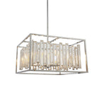 Acadia 6 Light Crystal Ceiling Pendant Light In Polished Chrome Finish 81931