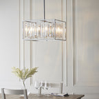 Acadia 6 Light Crystal Ceiling Pendant Light In Polished Chrome Finish 81931