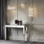 Sophia Stylish 5 Light Ceiling Pendant Light In Chrome Finish With Clear Crystal Glass 76694
