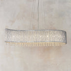 Galina Stylish Crystal 8 Light Ceiling Pendant Light In Polished Chrome Finish 81979