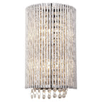 Galina Stylish Crystal Wall Light In Polished Chrome Finish 81978