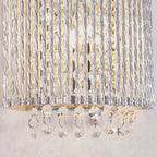 Galina Stylish Crystal Wall Light In Polished Chrome Finish 81978