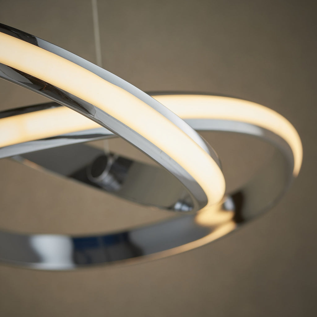Aria LED Ceiling Pendant Light In Polished Chrome Finish 76394